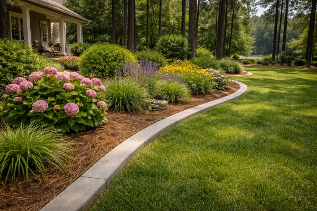 Garden Bed Curbing in Pinebluff, NC