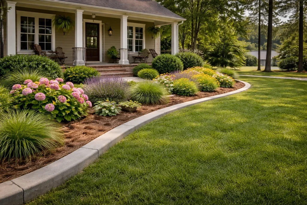 Landscape edging in Aberdeen NC